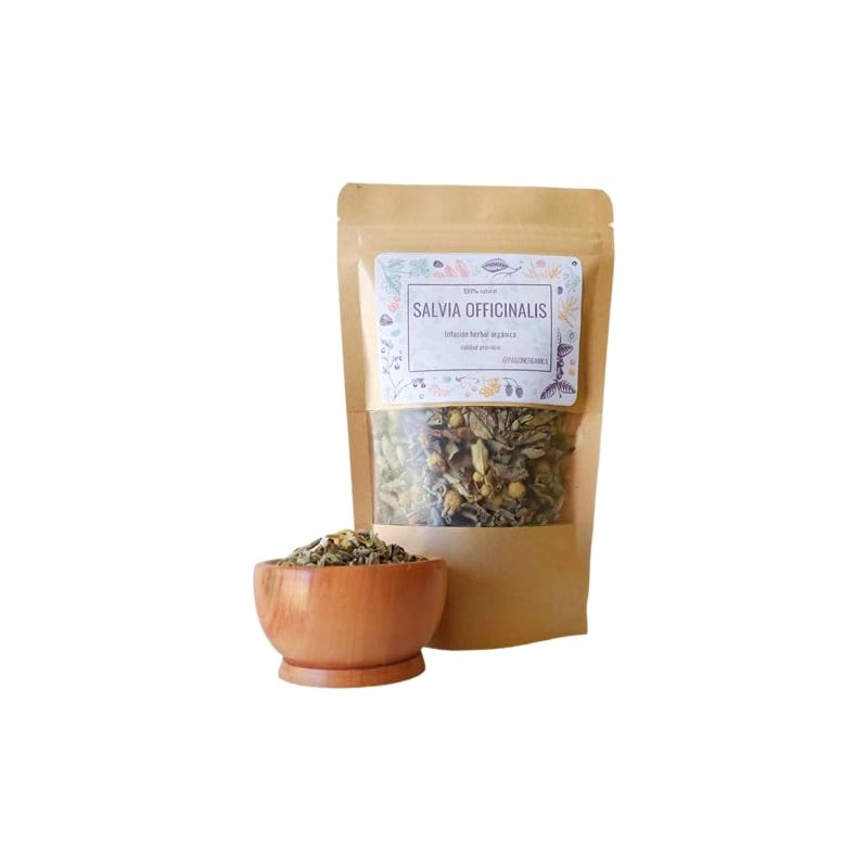 Pasión Orgánica - SALVIA ORGÁNICA CERTIFICADA deshidratada té infusión tisana