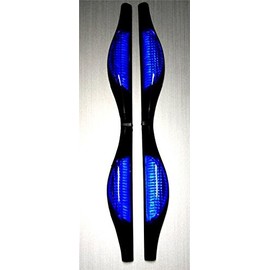 Car Door Guard Protectors Edge Strip Reflectors Blue Bump Safety Stopper