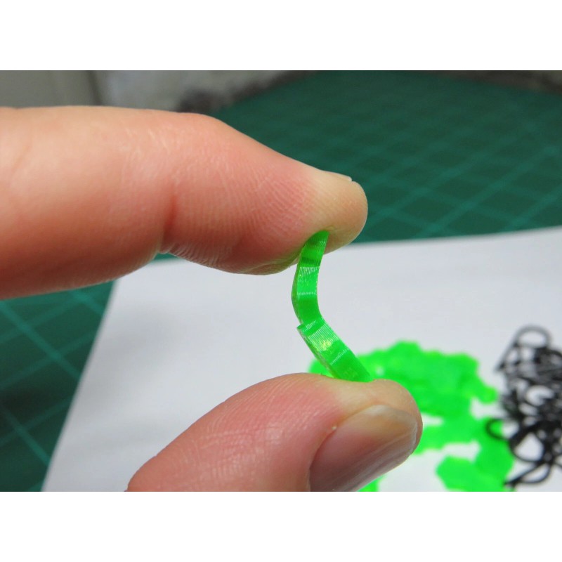TimelessRC&collectibles RC body clips and pulls , Flexi pulls,neon green