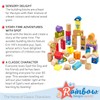 Rainbow Designs Spot the Dog Wooden Brick - Sensory Building