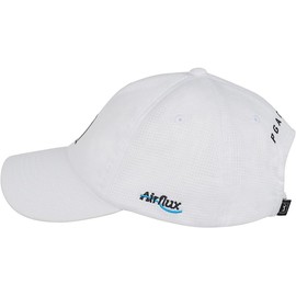PGA Men's Airflux mesh cap closure, bright white