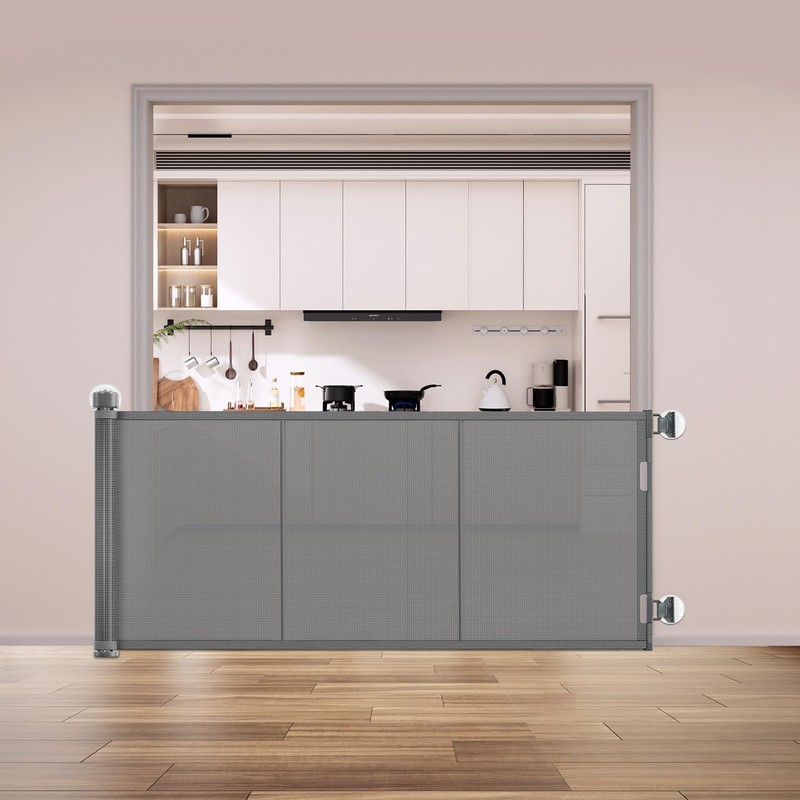 Miumoon No Drill Retractable Baby Gates Parts, Medium Size No