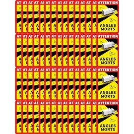 Mychicels 60 x Blind Spot Stickers Laminated UV Protection Truck Waterproof