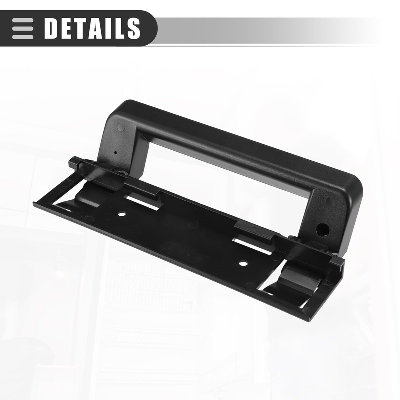 Motoforti Universal RV Refrigerator Door Handle Holder, Plastic, Black, 1