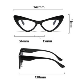 Melrose Rhinestone Reading Glasses for Women Cat Eye Computer Blue Light Blocking Cute Pearl Readers Glasses Y05 (WHITE, 2.75, x)