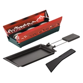 Kuhn Rikon 32172 Mini Raclette Set, Alpine Glow Red, Steel, 9 x 9 x 20 cm