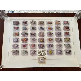 Norfolk Southern Conrail Railroad Poster 20x30” Conductor Engineer Hats History