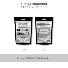 Silstar Professional Konjac Sponge, Facial Sponge, Bath Sponge, Great Cleansing for Dry and Mature Skin, Carnation Pink 104