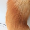 Fosrion Real Fox Tail Fur Hair Cat Bites Catching Hunting