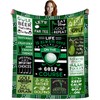 LEKEFLOW Unique Golf Blanket for Men,Golf Accessories for Men,Funny Golf