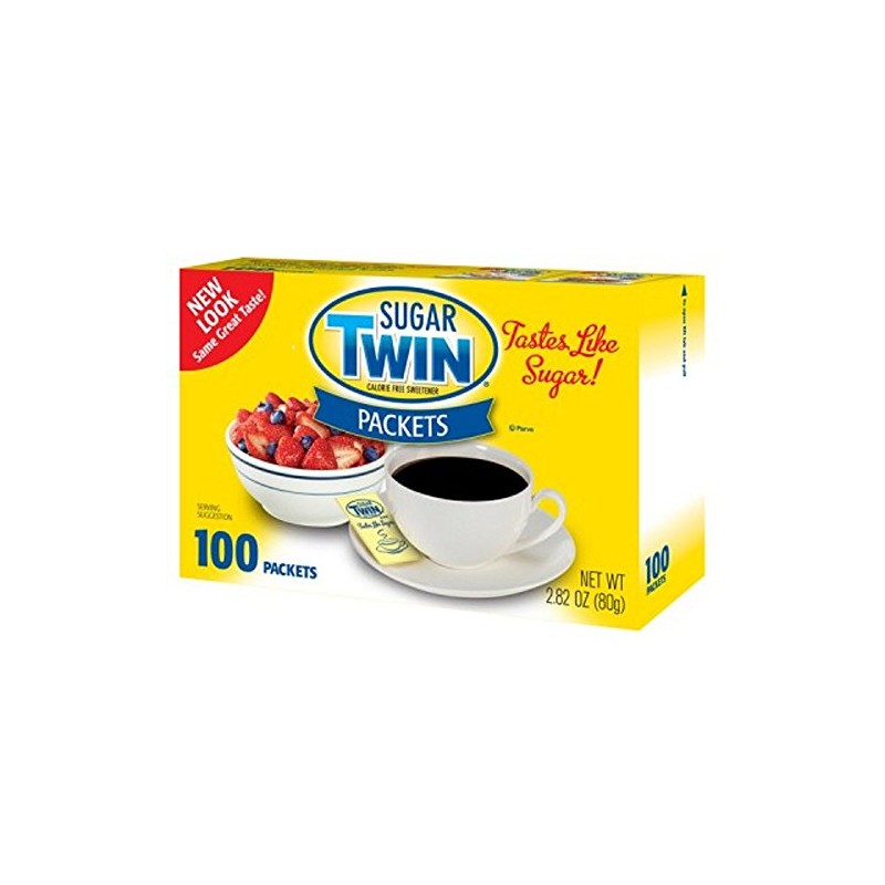 Sugar Twin Coffee Service Sugar Substitute, -- 100 Count --