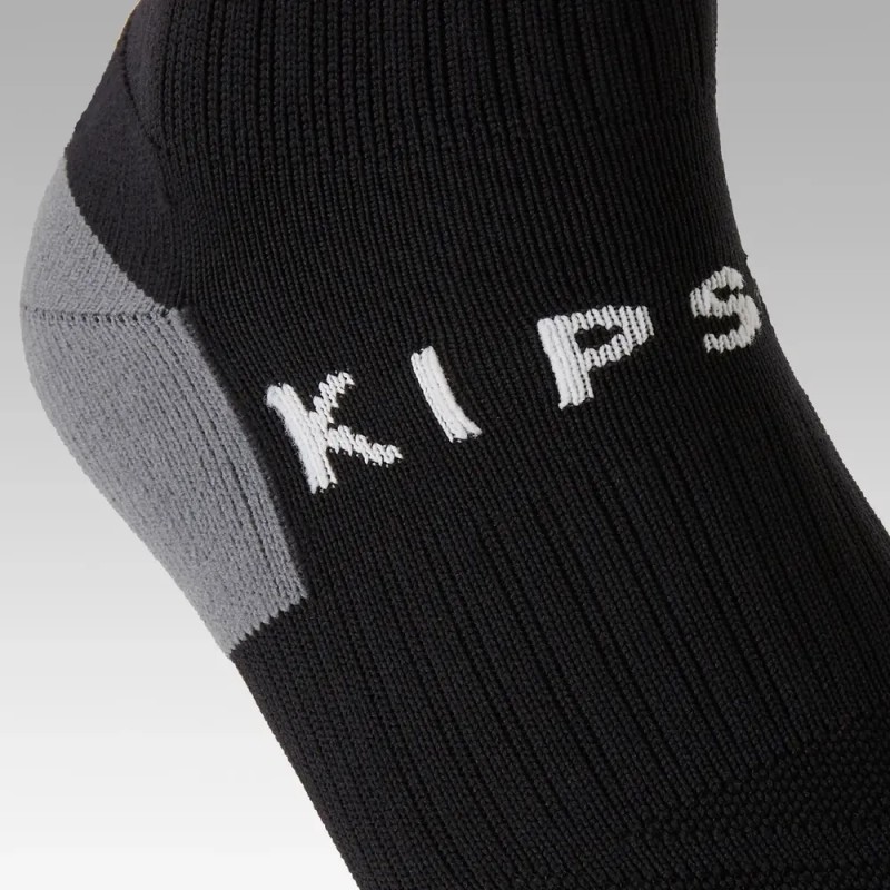 Medias Largas De Fútbol Adulto F500 Negro Kipsta Talla 28,5/30