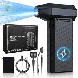 Compressed Air Duster, 180,000 RPM Electric Air Duster Can, Super Power Mini Portable Rechargeable Cordless Blower, 3-Gear Adjustable Air Duster for Keyboard, PC, Car, Computers and Home Cleaning