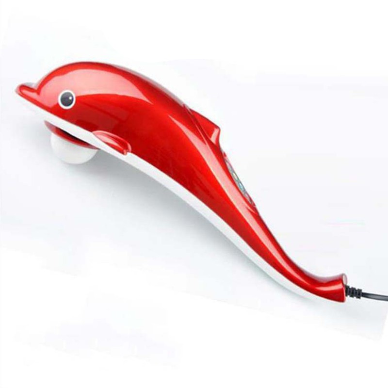 Deep Tissue Percussion Massager Dolphin Shape for Neck Shoulder Relieve