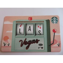 STARBUCKS Cards, Las Vegas, NV, SLOT MACHINE, Lot of 3, Loadable Cards - COOL