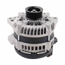 DOLKSN 1042110080 Alternator High Output 12V 240AMP 6-Groove Clutch Pulley Alternator Compatible With 2015 2016 2017 2018 2019 2020 Ford F-150 F150 V8 5.0L 1042110081