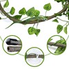 QUOZUO Reptile Tank Accessories Plants Vines and Flexible Reptile Artificial