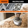 KENDO 5PCS Countersink Drill Bit Set, High Speed Steel Countersink