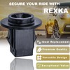 Rexka 25pcs Fender Liner Flare Retainer Nut Screw Grommet for
