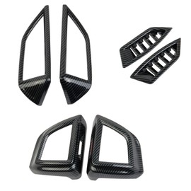 Fewshaw - Kit de cubierta de ventilación de aire para consola central, estilo fibra de carbono, accesorios para Subaru Crosstrek 2018-2023, Forester 2019-2024, Impreza 2017-2023