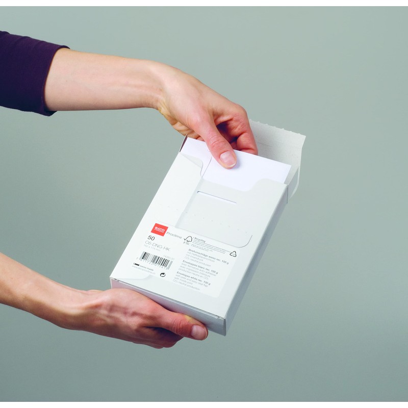 Elco C5/6 DL"Box Proclima" Envelope - White (Pack of 25)