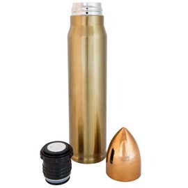 Kombat UK Unisex Outdoor Bullet Flask available in Gold - 1000 ML