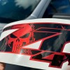 GOLD HOOK Z71 Decals, Punisher Edition Stickers, Premium Series (Metallic
