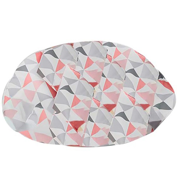 Replacement Part for Fisher-Price On-The-Go Baby Dome - FVC25 ~ Replacement Pad ~ Gray White and Coral Triangle Pattern