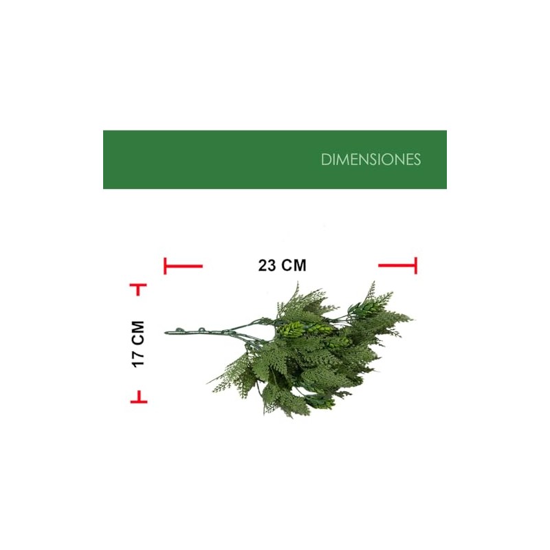 Kit Ramas Planta Artificial Decorativo Estrobilo 4 Piezas (Mod.A2099)