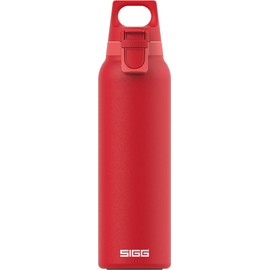 SIGG Hot & Cold ONE Light Scarlet (0.55 L) Thermo Trinkflasche, schadstofffreie und isolierte Edelstahl Trinkflasche, einhändig bedienbare Outdoor Thermo-Flasche