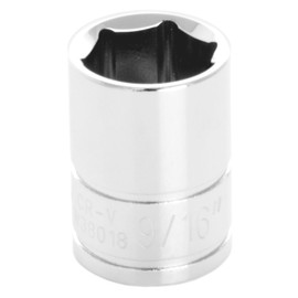 Performance Tool W38018 6-Point Socket, 3/8-Inch Drive, 9/16