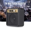 Btuty Mini Guitar Amplifier Amplifier Speaker 1W, 6.35mm Input 1/4"