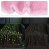 1.5x2m Luminous Blanket Double Side Flannel Star Moon Design Soft