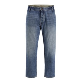 JACK & JONES Male cropped loose cut jeans JJimark JJLEWIS AM 263 cropped loose cut jeans, Blue Denim