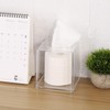 Acrylic Tissue Dispenser Box Cover Holder Clear Square Napkin Organizer