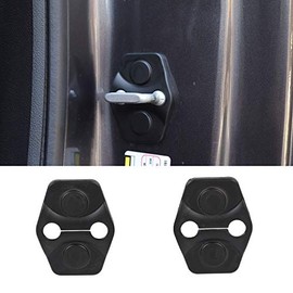 Voodonala for Challenger Door Lock Buckle Covers Protection Trim for Dodge Challenger 2012 up 2PCS(ABS Plastic)