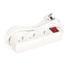 Perel eb3s Block 3 Sockets with Switch