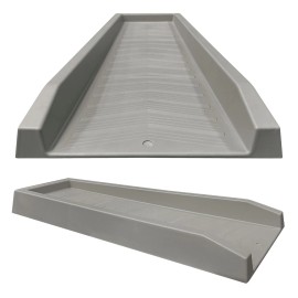 Master Mark GRAY Splash Block Decorative Gutter Downspout Extension Splashguard Diverter
