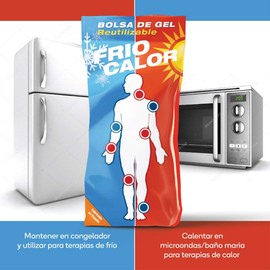 PRACTICOSA 2 x Reusable Sports Gel Bag 13cm x 27cm