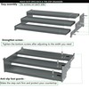Jojocross Spice Rack Organizer for Cabinet, 3 Tier Expandable Spices