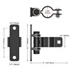 Insaga Gate Hinges Heavy Duty Carbon Steel Chain Link Fence