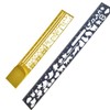 Sedona's Magic Cat Ruler Set, Stencil, Cat Mark, Metal Bookmark,