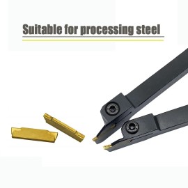 Zouzmin 5/8" 3/8" MGEHR/L MGIVR/L Lathe Grooving Cut-Off Parting Tool Holder ...