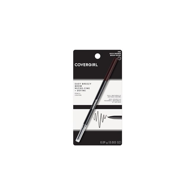 CoverGirl Lapiz de Cejas Easy Breezy Brow Micro-Fine y Define,