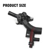 Vkinman 25193922 Car Coolant Housing Water Outlet with Sensor Hose,