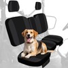StarknightMT UTV Defender Seat Cover, Waterproof Dustproof Seat Covers Black