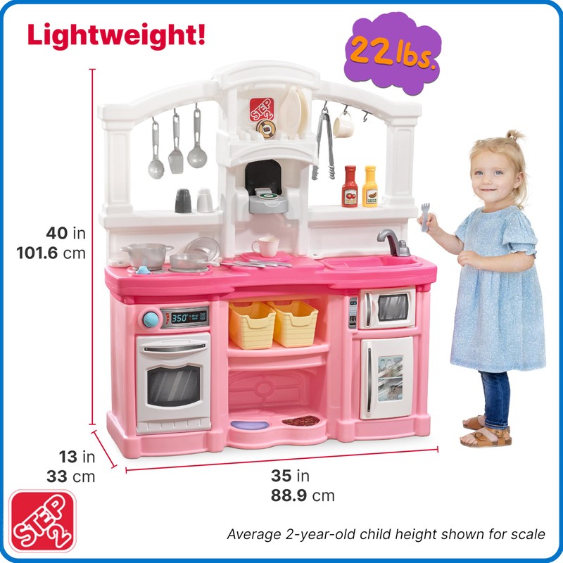 Step2 Fun with Friends Kids Kitchen Playset, Indoor/Outdoor Kitchenette, Interactive