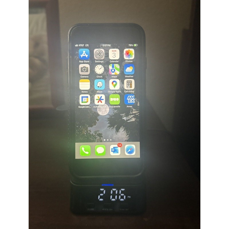 A60 4 in 1 Foldable Wireless Charging Station with Alarm