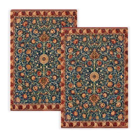 Gohdiwh Boho Flower Kitchen Towels Dish Towels, 16x24 Inch Farmhouse William Morris Floral Pattern Decorative Hand Towels Set of 2