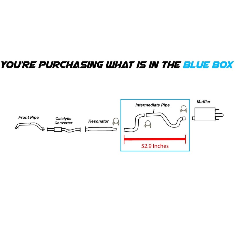 Northeastern Exhaust | Stainless Steel Direct Fit Exhaust Intermediate Pipe